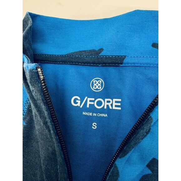 NWT G/Fore Luxe 1/4 Zip Golf Pullover Mid Layer Racer Blue SMALL $149 - Picture 9 of 9